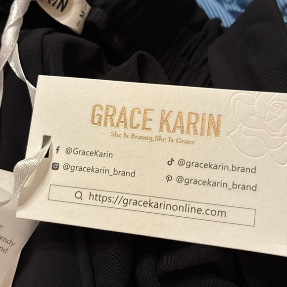 NWT Wide Leg Pants w/Pockets Lightweight High Waisted Tie Knot Palazzo Trousers - Picture 7 of 8